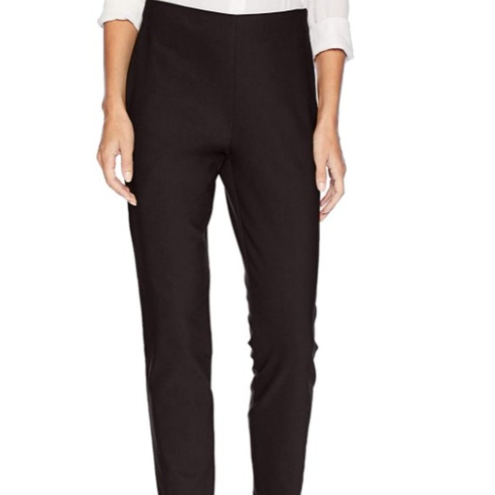 Lark & Ro Women's Stretch Side Zip Pant (20)